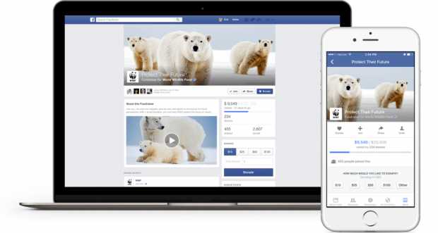 Facebook запускает новые инструменты по сбору средств для НКО