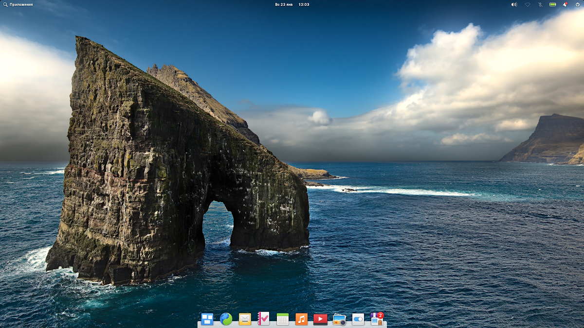 Рабочий стол elementary OS