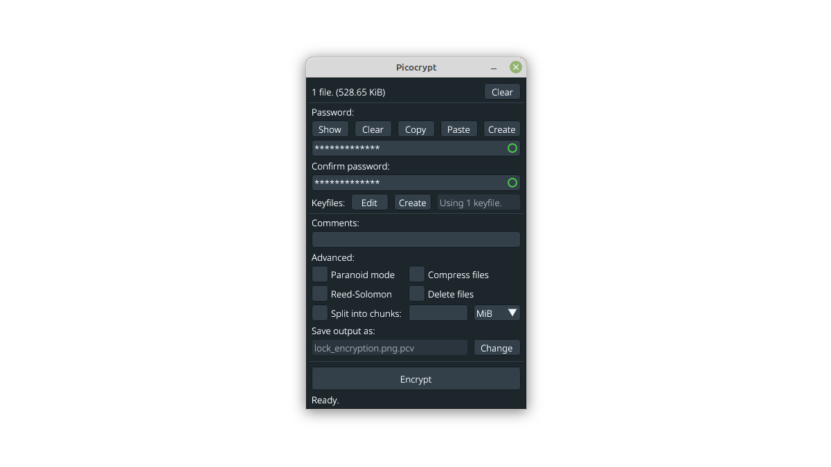 Picocrypt